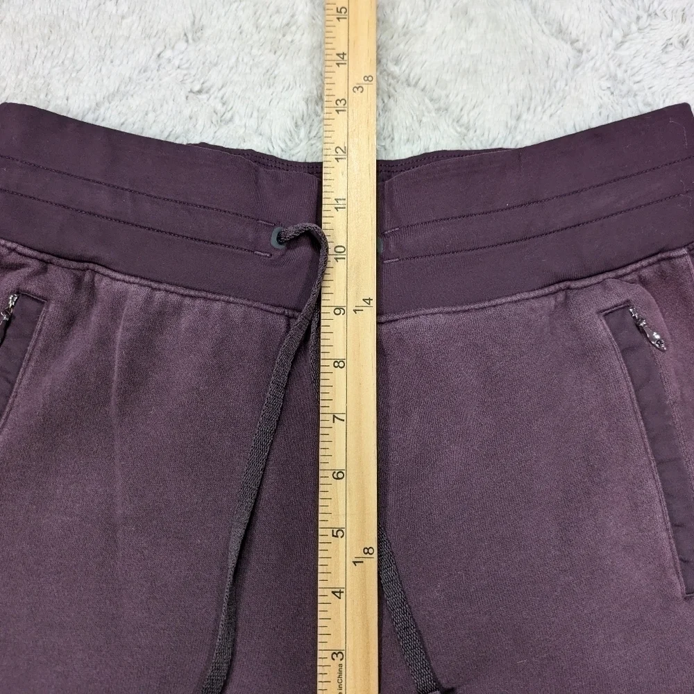 Lululemon Joggers Women's 6 Purple Cherry Get Going Light Cotton Terry 28”